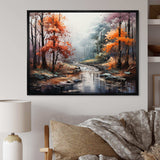 Mystic Nostalgia Autumn Forest I - Landscapes Canvas Wall Art