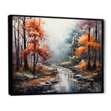 Mystic Nostalgia Autumn Forest I - Landscapes Canvas Wall Art