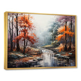 Mystic Nostalgia Autumn Forest I - Landscapes Canvas Wall Art