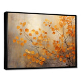 Golden Autumn Forest Harmony - Landscapes Canvas Wall Art