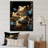 A Baroque Frogs Portrait - Frog Canvas Wall Art