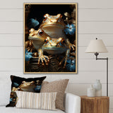 A Baroque Frogs Portrait - Frog Canvas Wall Art