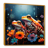 Couple Toads At The Night - Frog Wall Decor