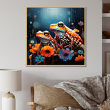 Couple Toads At The Night - Frog Wall Decor