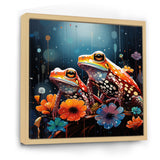 Couple Toads At The Night - Frog Wall Decor