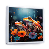 Couple Toads At The Night - Frog Wall Decor