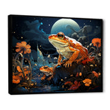 Cosmic Art Frog - Frog Large Canvas Wall Art