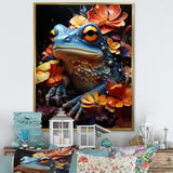 Cosmic Frog Journey - Frog Living Room Wall Art