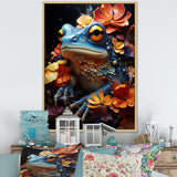 Cosmic Frog Journey - Frog Living Room Wall Art