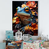 Cosmic Frog Journey - Frog Living Room Wall Art