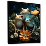 Emerald Pond Harmony - Frog Bedroom Wall Art