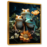 Emerald Pond Harmony - Frog Bedroom Wall Art