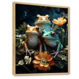 Emerald Pond Harmony - Frog Bedroom Wall Art