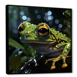 Expressionist Frog Movement - Frog Canvas Wall Art