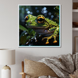 Expressionist Frog Movement - Frog Canvas Wall Art