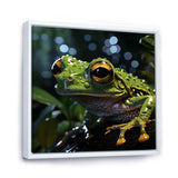 Expressionist Frog Movement - Frog Canvas Wall Art