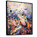 Popart Frog Popart - Frog Canvas Wall Art