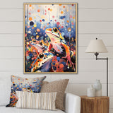 Popart Frog Popart - Frog Canvas Wall Art
