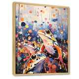 Popart Frog Popart - Frog Canvas Wall Art