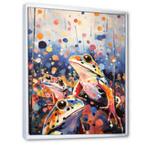 Popart Frog Popart - Frog Canvas Wall Art