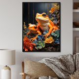 Expressionist Frog Spirit - Frog Wall Decor