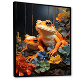 Expressionist Frog Spirit - Frog Wall Decor