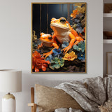 Expressionist Frog Spirit - Frog Wall Decor