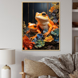 Expressionist Frog Spirit - Frog Wall Decor