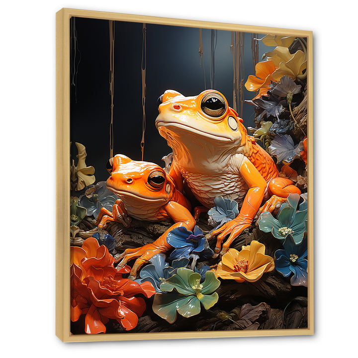 Expressionist Frog Spirit - Frog Wall Decor