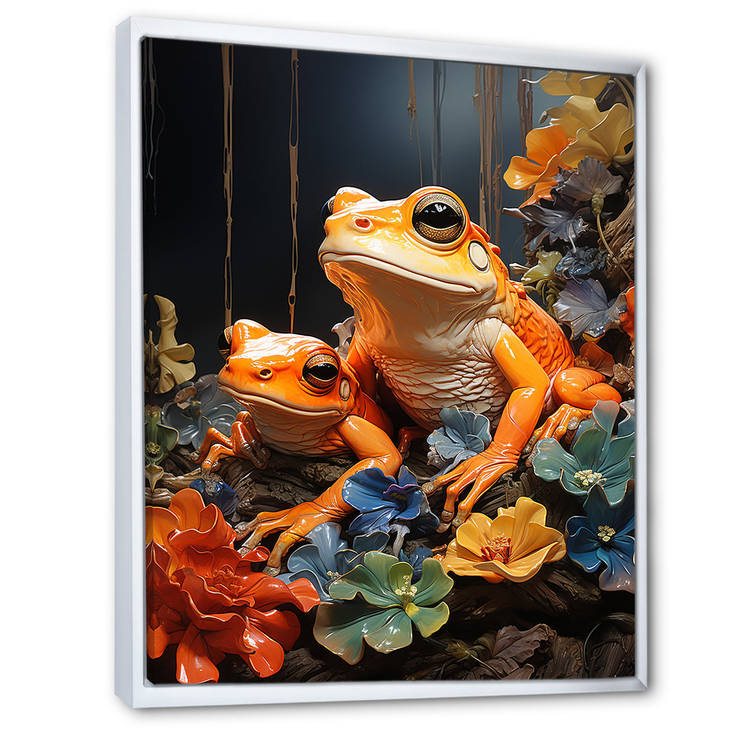 Expressionist Frog Spirit - Frog Wall Decor
