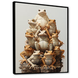 Minimalism Frog Pyramid - Frog Home Decor Art