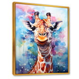 Pop Art Giraffe Portrait - Giraffe Wall Decor