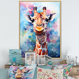 Pop Art Giraffe Portrait - Giraffe Wall Decor
