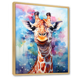 Pop Art Giraffe Portrait - Giraffe Wall Decor