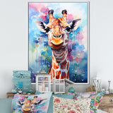 Pop Art Giraffe Portrait - Giraffe Wall Decor