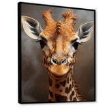 Selfie Giraffe In Sepia Tone - Giraffe Wall Art Prints