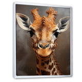 Selfie Giraffe In Sepia Tone - Giraffe Wall Art Prints