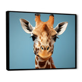 Blue Giraffe Savannah Sentinel - Giraffe Wall Decor