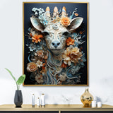Grey Giraffe Surreal Savanna - Giraffe Wall Art Prints