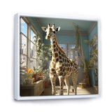 Cute Giraffe Farmhouse Harmony - Giraffe Living Room Wall Art