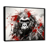 Red Gorilla Graffiti - Gorilla Home Decor Art