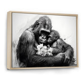Gorilla Guardian Of His Family - Gorilla Bedroom Wall Art