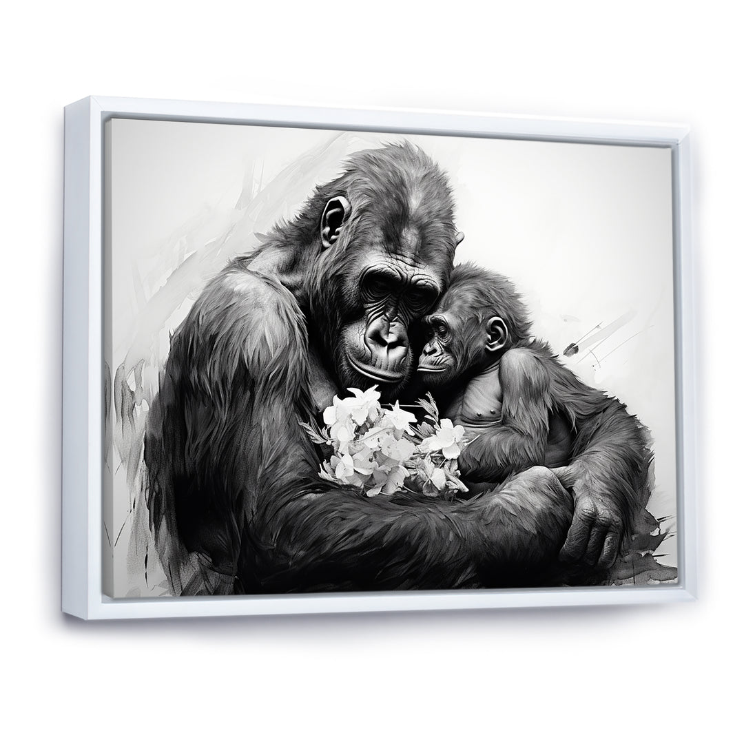Gorilla Guardian Of His Family - Gorilla Bedroom Wall Art
