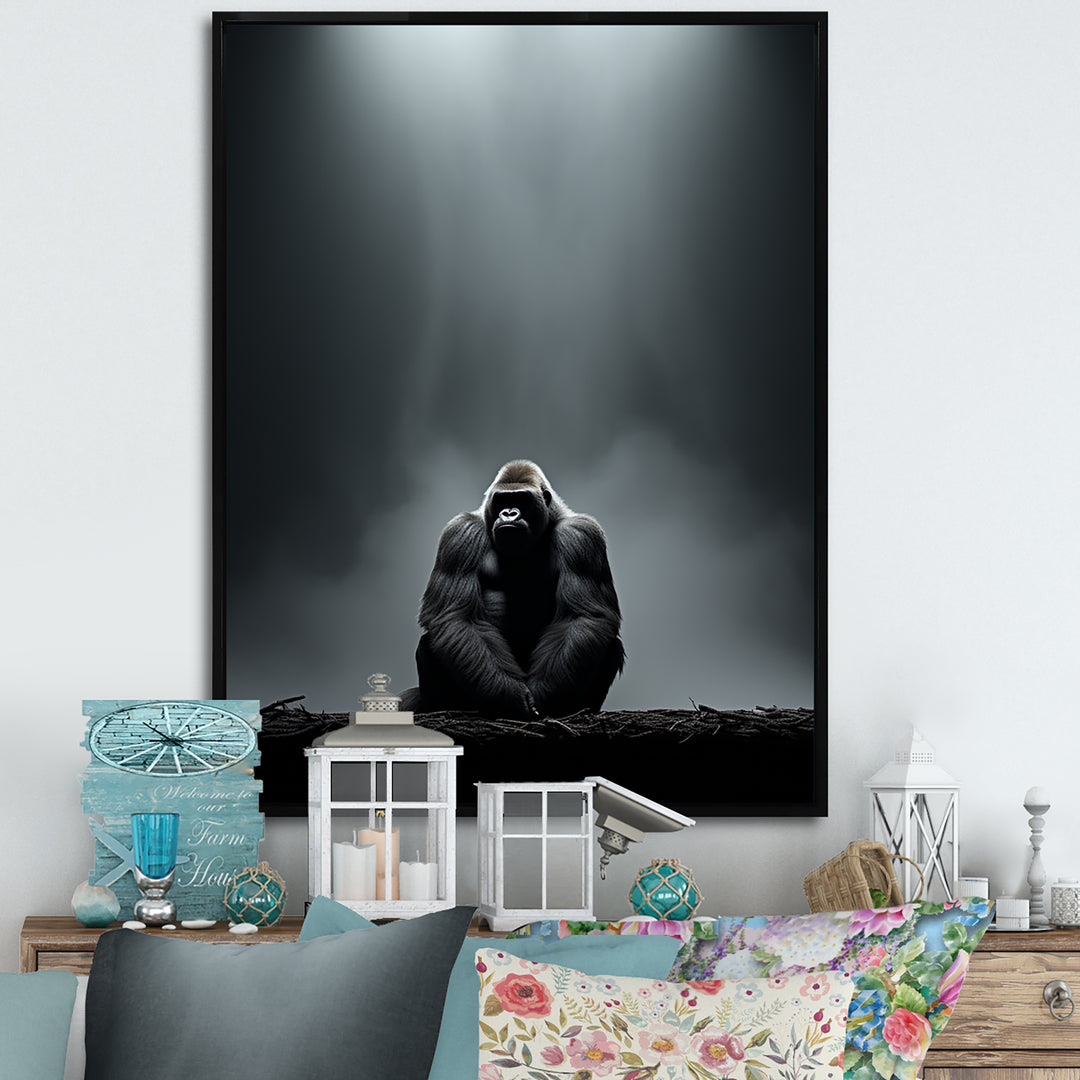 Gorilla Solitude Photography - Gorilla Wall Art Prints