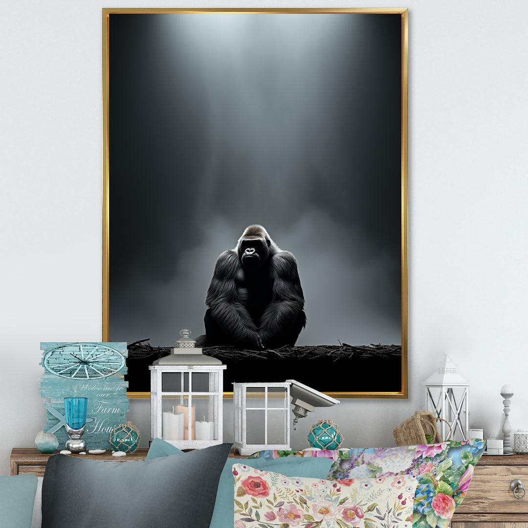Gorilla Solitude Photography - Gorilla Wall Art Prints