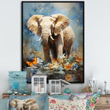 Majestic Elephant In The Wild - Gray Gorilla Wall Art