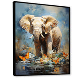 Majestic Elephant In The Wild - Gray Gorilla Wall Art