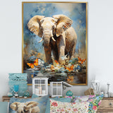 Majestic Elephant In The Wild - Gray Gorilla Wall Art
