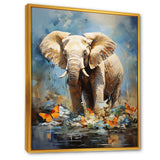 Majestic Elephant In The Wild - Gray Gorilla Wall Art