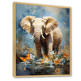 Majestic Elephant In The Wild - Gray Gorilla Wall Art